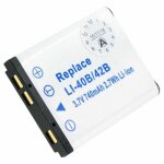 Batterie accucell pour olympus li - 42b d - 630 zoom x - 600 - lithium ion - 740 mah