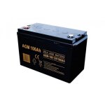 Batterie agm - volt poland - 12v 100 ah - 24 kg - 750 a - noir