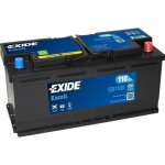 Batterie auto exide excell eb1100 110ah 850a 12v