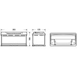 Batterie auto fulmen fa1000 2v 95ah 800a