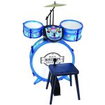 Batterie bontempi  4 lments avec tabouret lectronique et baguettes de partenaire lectroniques 52 ...