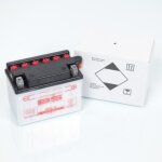Batterie bs battery scooter peugeot 50 speedfight 2 2t lc - disque ar 2000 - 2008 yb4l - b / 12v 4ah ...