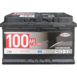Batterie vehicule start batterie de camion 100ah ple positif : botier l4b gauche