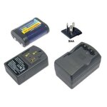 Batterie + chargeur pour canon eos 1v hs eos 5 powershot s102cr5