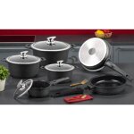 Batterie de cuisine induction noir