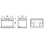 Batterie de d�marrage fa640 12v 62ah 540a