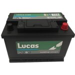 Batterie de dmarrage loisirs / camping - cars lucas marine starter lb3 lm03 12v 72ah / 680a