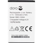 Batterie - doro - dbo - 1000a - lithium ion - 1000 mah - compatible doro 1372 / 2404 / 1370 / 6040 / ...