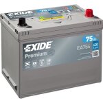 Batterie exide premium d26 12v 75ah 630a 270x173x222 + d ea754 Batterie exide premium d26 12v 75ah 630a 270x173x222 + d ea754