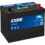Batterie exide excell d26 12v 70ah 540a 270x173x222 + d eb704 Batterie exide excell d26 12v 70ah 540a 270x173x222 + d eb704