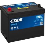 Batterie exide excell d26 12v 70ah 540a 270x173x222 + g eb705 Batterie exide excell d26 12v 70ah 540a 270x173x222 + g eb705