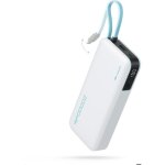 Batterie externe 20000mah 45w - charge rapide usb - c avec c�ble int�gr�