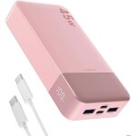 Batterie externe 45 w 20 000 mah (power bank) ? chargeur portable avec charge rapide pd 3. 0 et qc 4. ...