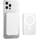 Batterie externe 5000mah 15 watt chargeur magnetique induction power bank chargeur sans fil charge rapide ...