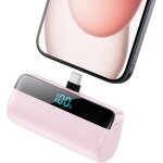 Batterie externe pour iphone et android - bitis - 5200 mah - charge rapide pd 3a - usb type c - �cran ...