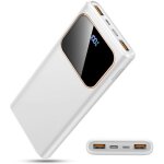 Batterie externe22. 5w 10000mah power bankbatterie portable usb c input&output pd3. 0 qc4. 0 charge rapide ...