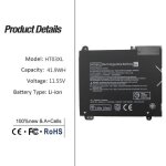 Batterie ht03xl k kyuer pour hp pavilion 15 - cs 15 - cw 15 - da 15 - db 15 - dq 15 - dw 14 - ce 14 - ...