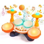 Batterie jouet bebe 1an - instruments de musique enfants tambour enfant jouet1 2an jeux cadeau paques ...