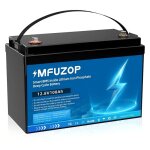 Batterie lifepo4 datouboss 12v 100ah avec chargeur - 1280wh ? pour camping - car