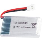 Batterie lipo 3. 7v 600 mah - yunique france - syma x5 / x5c / x5sc / x5sw - compacte - lgre - recharge ...