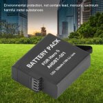 Batterie lithium - ion rechargeable 3. 85v 1220mah ahdbt - 501 pour cam�ra gopro hero 7 6 5