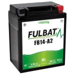 Batterie moto gel fb14 - a2 gel (12n14 - 4a) / yb14 - a2 fulbat sla etanche 14. 7ah 175 amps
