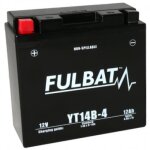 Batterie moto yt14b - 4 tanche agm 12v / 12ah