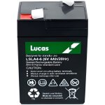 Batterie plomb etanche stationnaire lucas vrla agm lsla4 - 6 6v 4ah