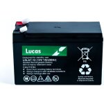Batterie plomb etanche stationnaire lucas vrla agm lsla7 - 12 12v 7ah.