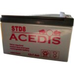 Batterie plomb gel 12v - 7ah acedis std8 Batterie plomb gel 12v - 7ah acedis std8