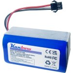 Batterie de rechange pour robot aspirateur - zgeer - 3200 mah - 144 v - 4608 wh - compatible airrobo ...