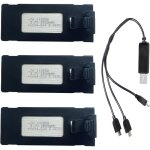 Batterie rechargeable pour drone - suteo - 37v 1800mah - lot de 3