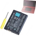 Batterie rechargeable - nintendo - 3ds - 1300mah - noir