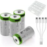 Batterie rechargeable usb cr2 lithium - ion37v 300mah piles rechargeables rcr2 cr15h270 15270 batteriecharge ...