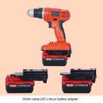 Batterie de remplacement adaptateur de batterie 20v pour black ? decker hpa outil de conversion de batterie ...