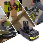 Batterie de remplacement pour ryobi 18v 2000mah li - ion one + p107 p102 p103 p105 p108 p109