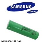 Batterie samsung 25r de type inr18650 2500mah accu