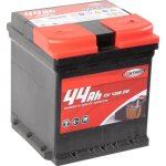 Batterie vehicule start batterie de voiture 44ah 12v 420a p�le positif droit bo�tier l0