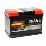 Batterie de voiture speedmax 80ah 750a 12v l3 puissance maximale longue dur�e de vie