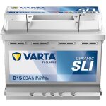 Batterie de voiture varta 63ah / 610a 563400061k262