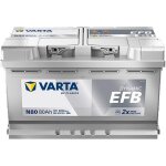 Batterie de voiture varta 80ah / 800a 580500080k262