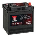 Batterie de voiture yuasa 50ah / 400a ybx3108