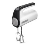 Batteur lectrique taurus station inox - 500w - 5 vitesses - fonction turbo - 2 types de crochets
