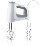 Batteur  main - braun - hm5000wh - 700 watt - 9 prslections - blanc