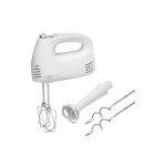 Batteur  main - clatronic - mixeur manuel hm 3524 - 300w - fonction turbo - 5 vitesses - blanc