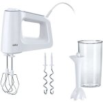 Batteur et mixeur électrique multimix 3 - braun - hm3105wh - 500w - 5 vitesses + pulse - powerbell Batteur et mixeur électrique multimix 3 - braun - hm3105wh - 500w - 5 vitesses + pulse - powerbell