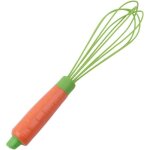 Batteur  oeufs - cuisine - fouet en silicone - poigne en plastique - 28x7cm - qualit alimentaire