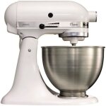Batteur professionnel 4. 28 litres classic k45 - kitchenaid - blanc - 275w - 10 vitesses