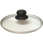 Baumalu - couvercle verre - 26 cm - bouton baklite - trou vapeur