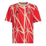 Bayern munich maillot pr�match rouge junior adidas 24 / 25